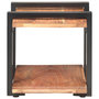 Voir la diapositive 3 : VIDAXL Table de chevet 50x40x40 cm Bois d'acacia massif