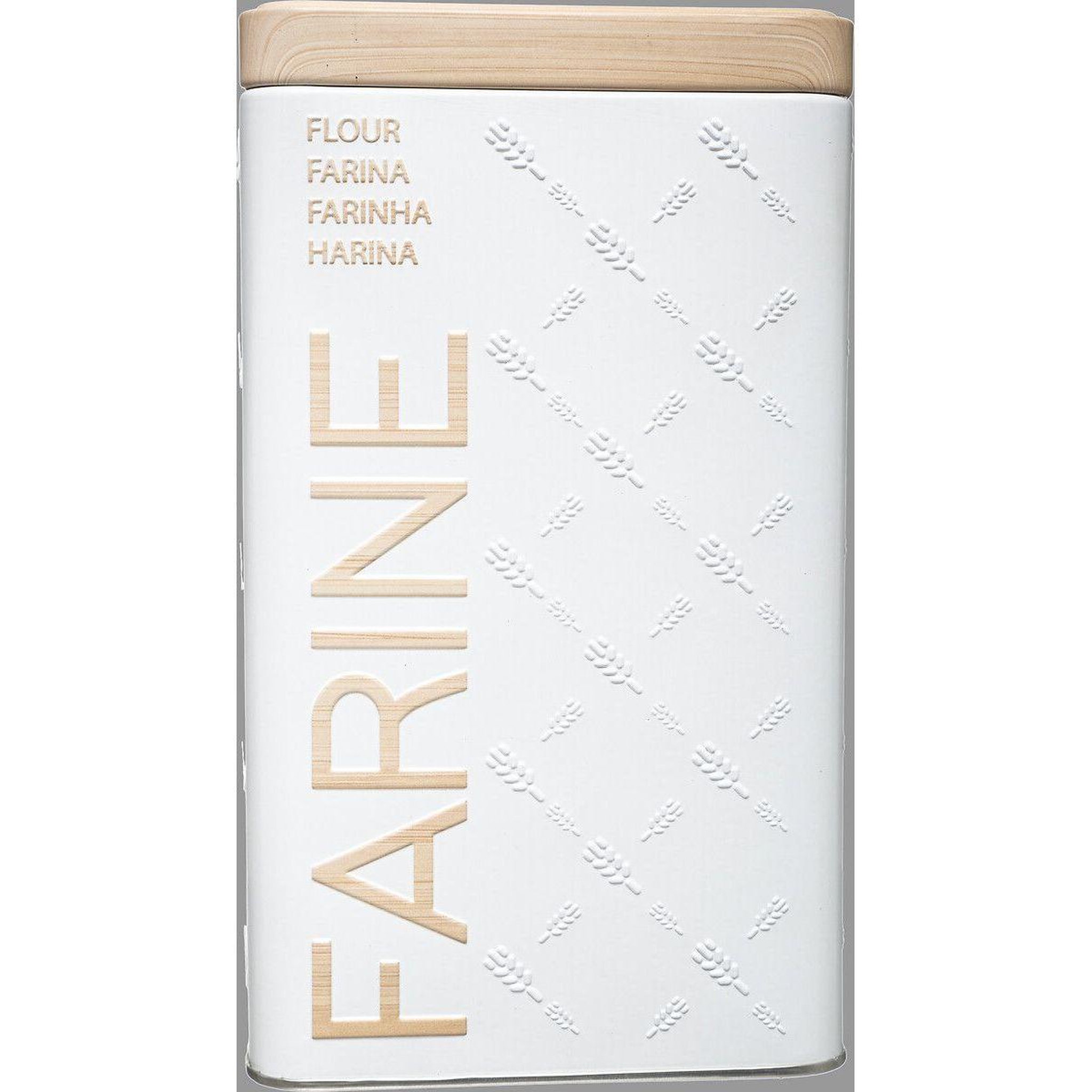 Voir la diapositive 2 : FIVE Boîte alimentaire Farine Scandi ED BR6 métal