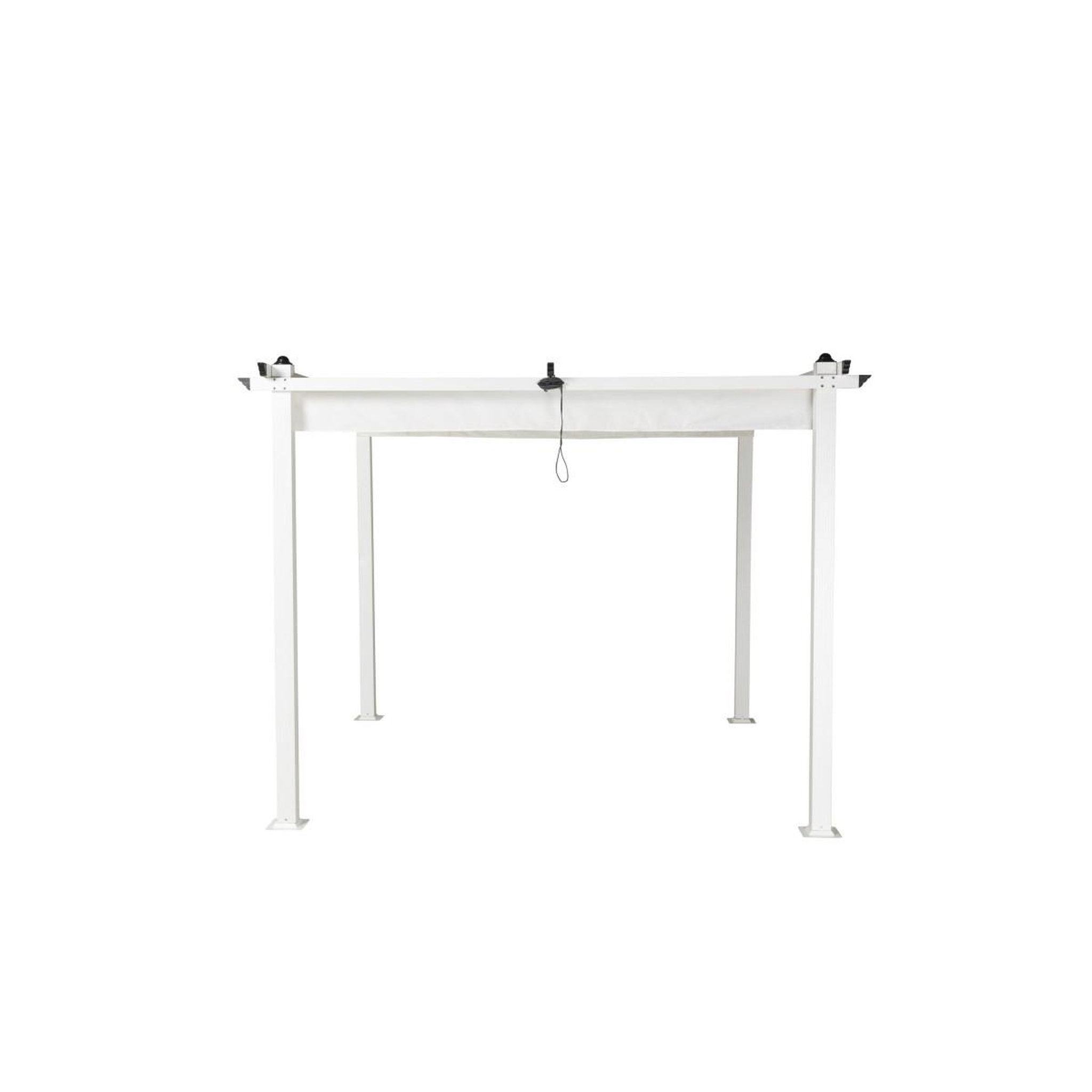 Voir la diapositive 2 : Paris Prix Pergola Avec Toit  Lazio  295cm Blanc