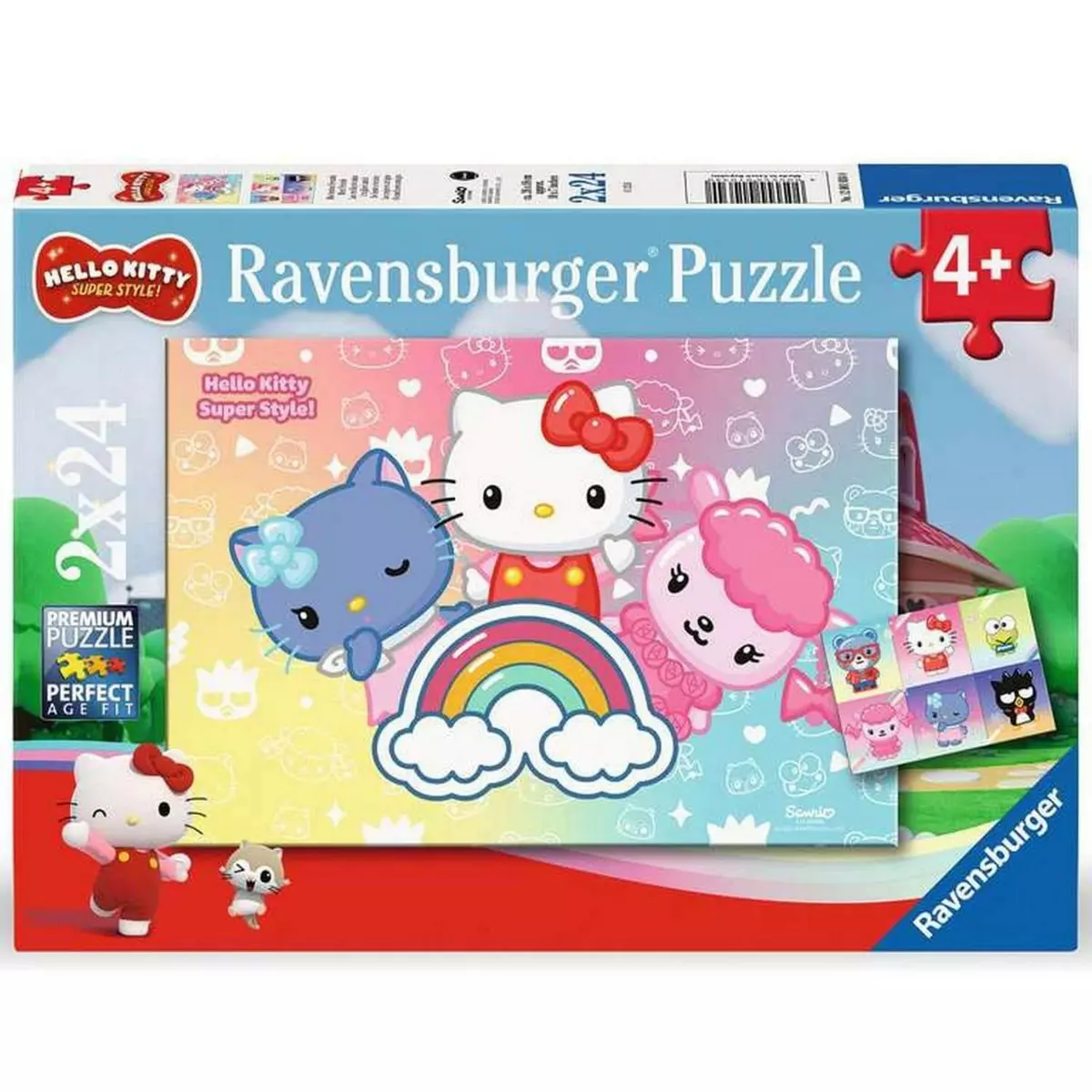 RAVENSBURGER Puzzles 2 x 24 pièces : Hello Kitty