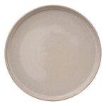 SECRET DE GOURMET Lot de 6 Assiettes Plates  Terre Inconnue  27cm Beige