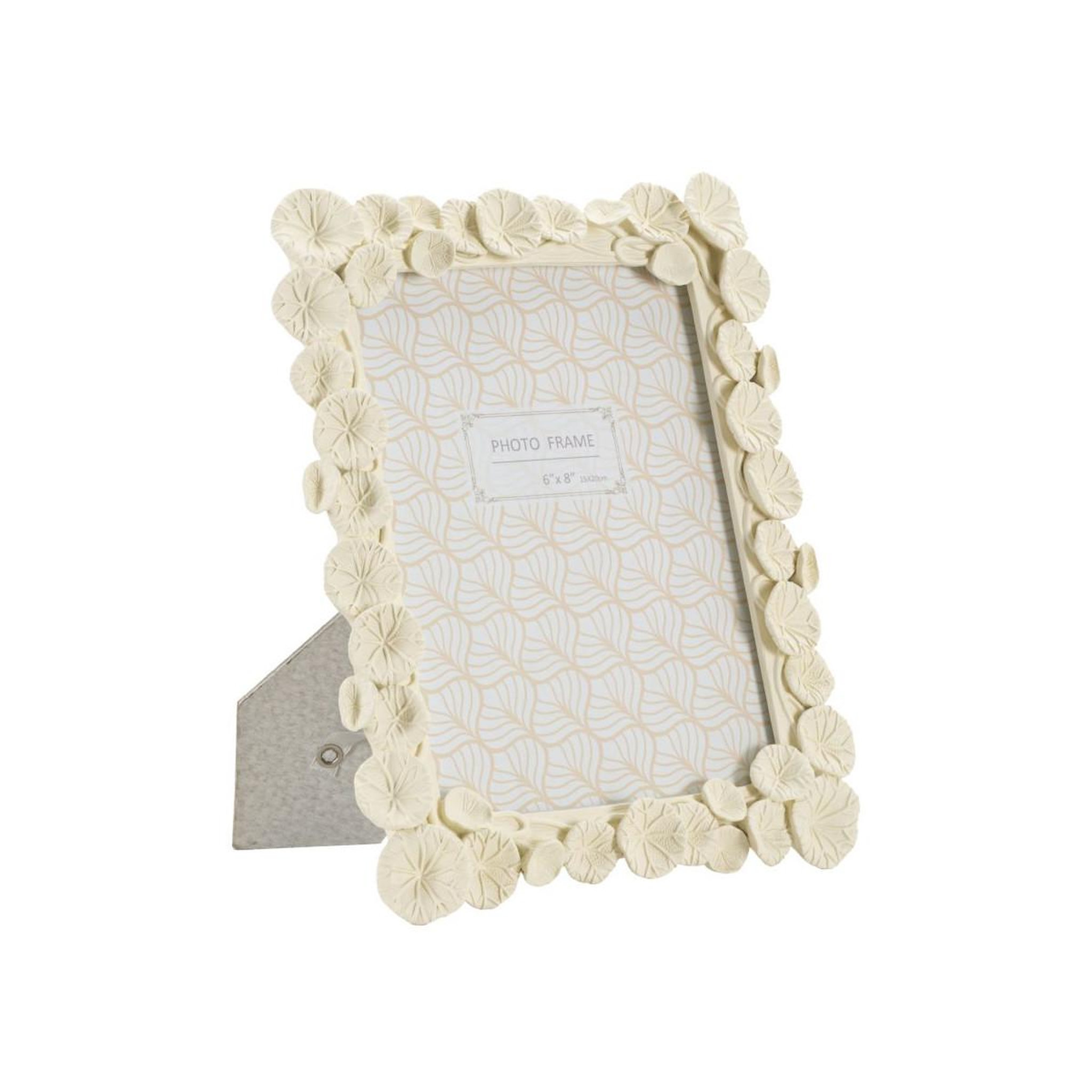Paris Prix Cadre photo déco fleurs  lotus  15x20cm crème