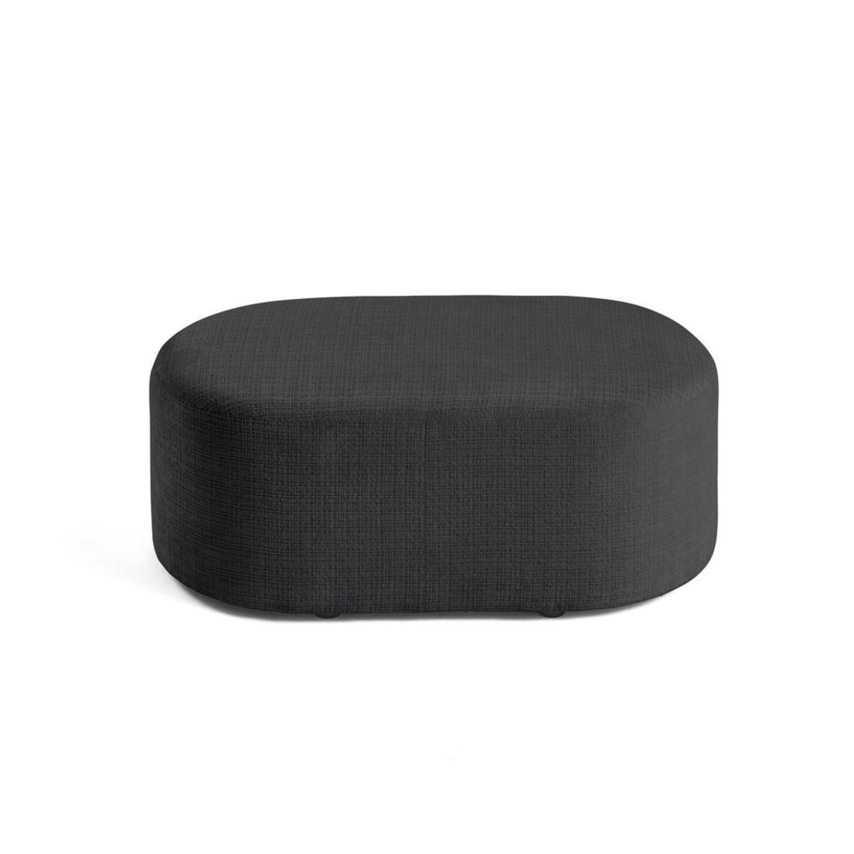 BEST MOBILIER Miro - pouf en velours texturé