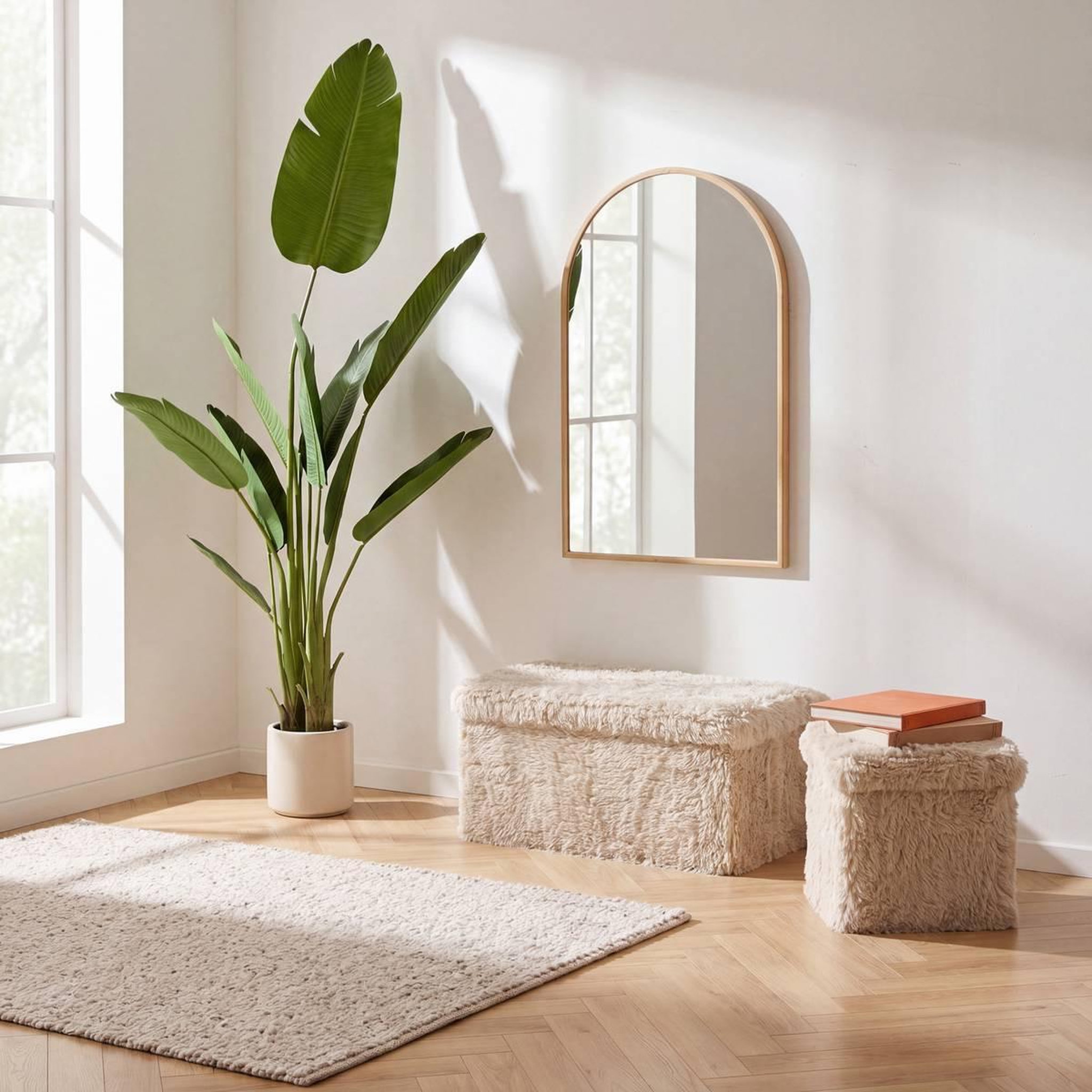 Voir la diapositive 5 : ATMOSPHERA Banc coffre pliable  duvia  76cm beige lin