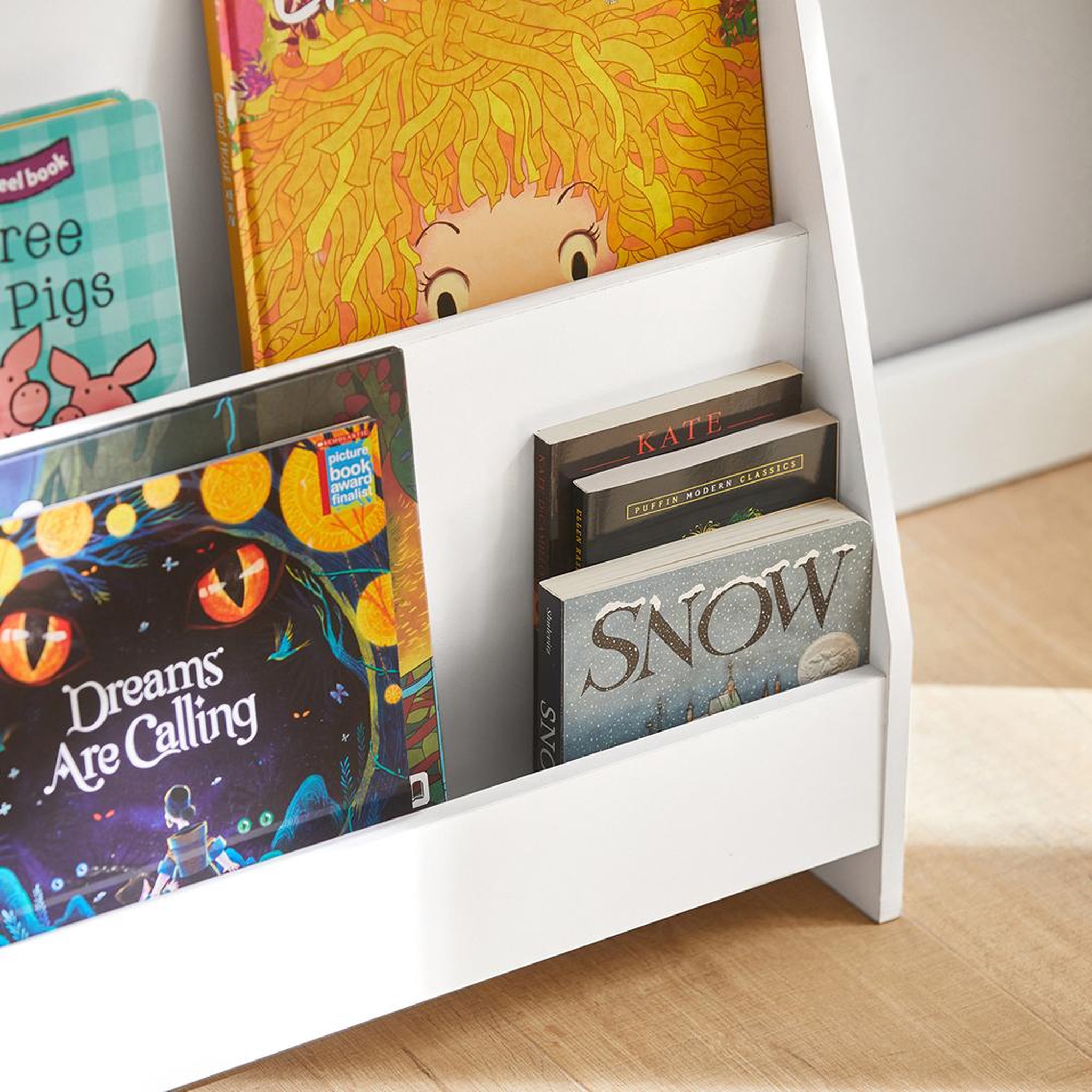 Voir la diapositive 6 : SOBUY SoBuy - Bibliothèque Enfant à 4 étagères - Nordique - KMB32