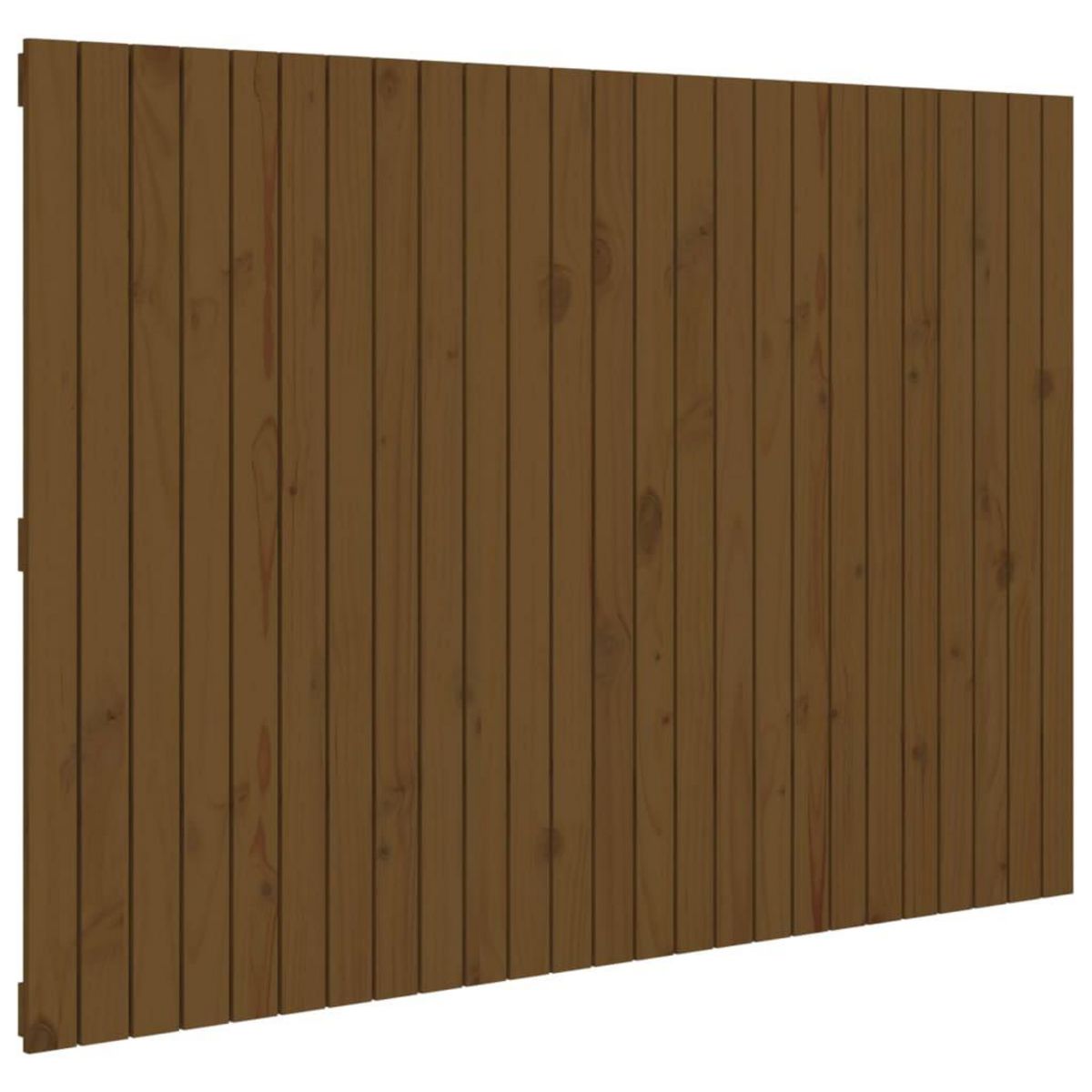VIDAXL Tete de lit murale Marron miel 159,5x3x110cm Bois massif de pin