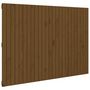 Voir la diapositive 2 : VIDAXL Tete de lit murale Marron miel 159,5x3x110cm Bois massif de pin