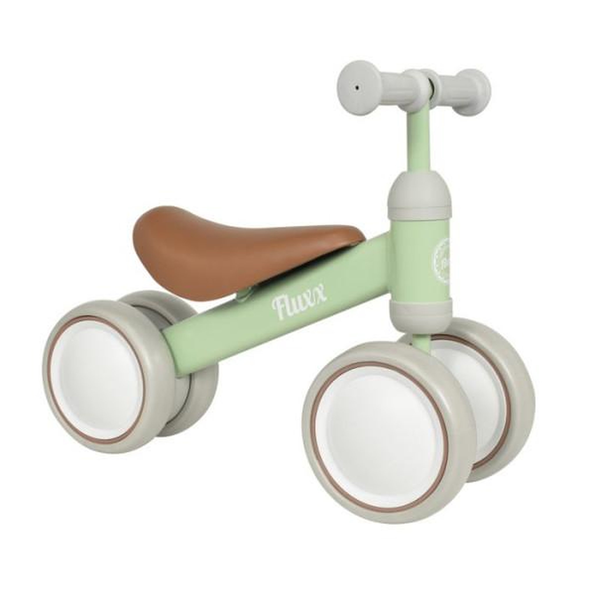 FLUXX Porteur Trotteur  enfant - FLUXX - Baby Walky - 4 roues - Des 15 mois - Pneus EVA increvables