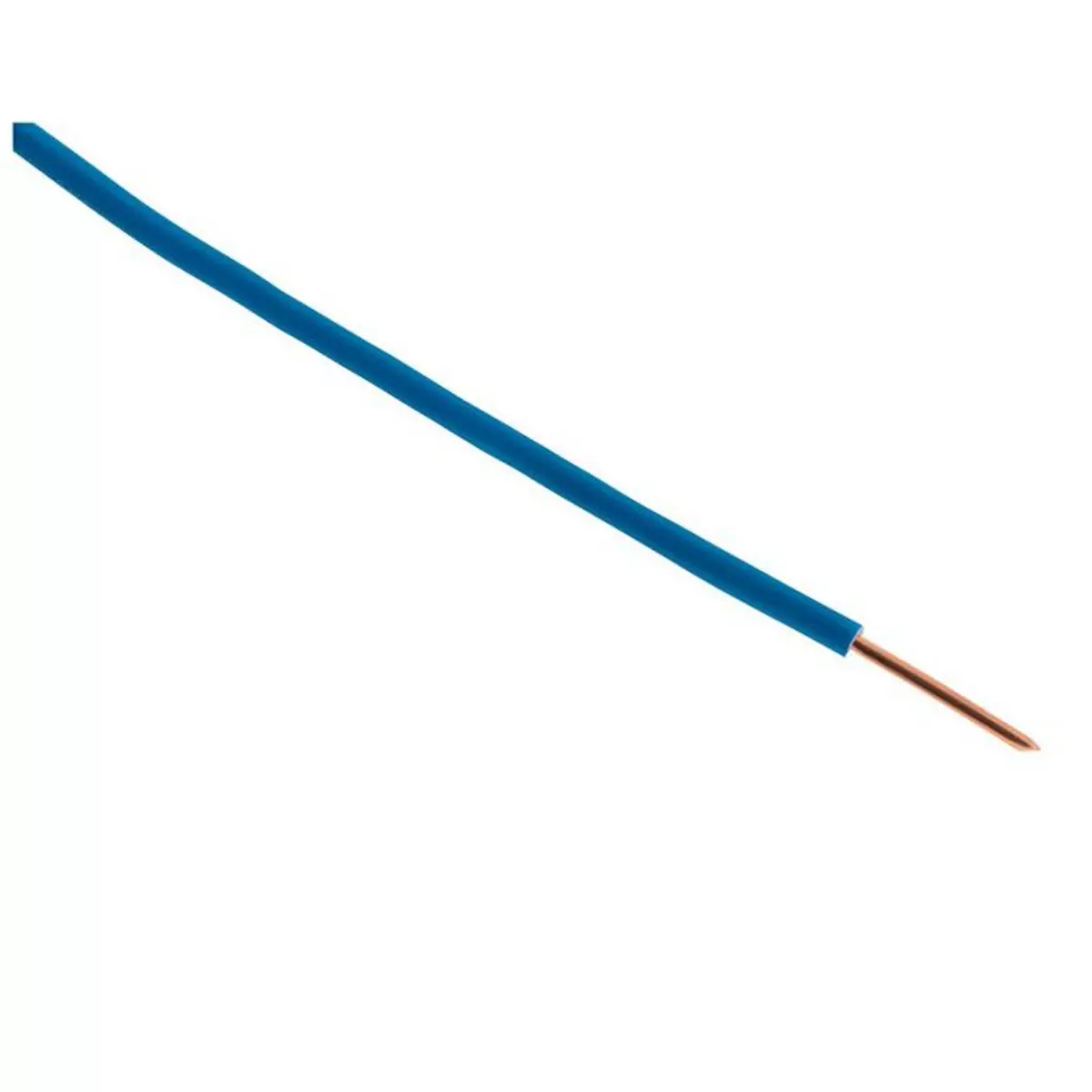 ZENITECH Câble électrique HO7V-U 1,5 mm2 bleu 25 m
