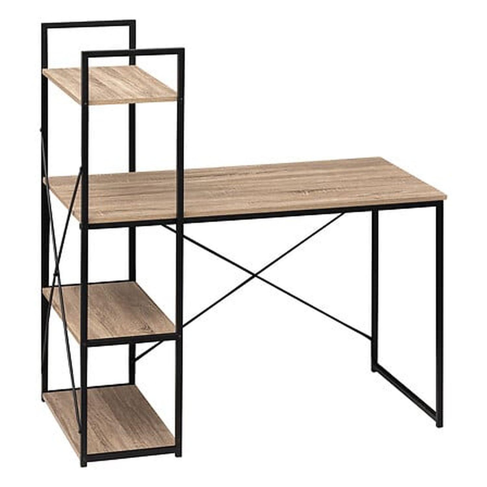 FIVE Bureau avec étagères aliaj - beige