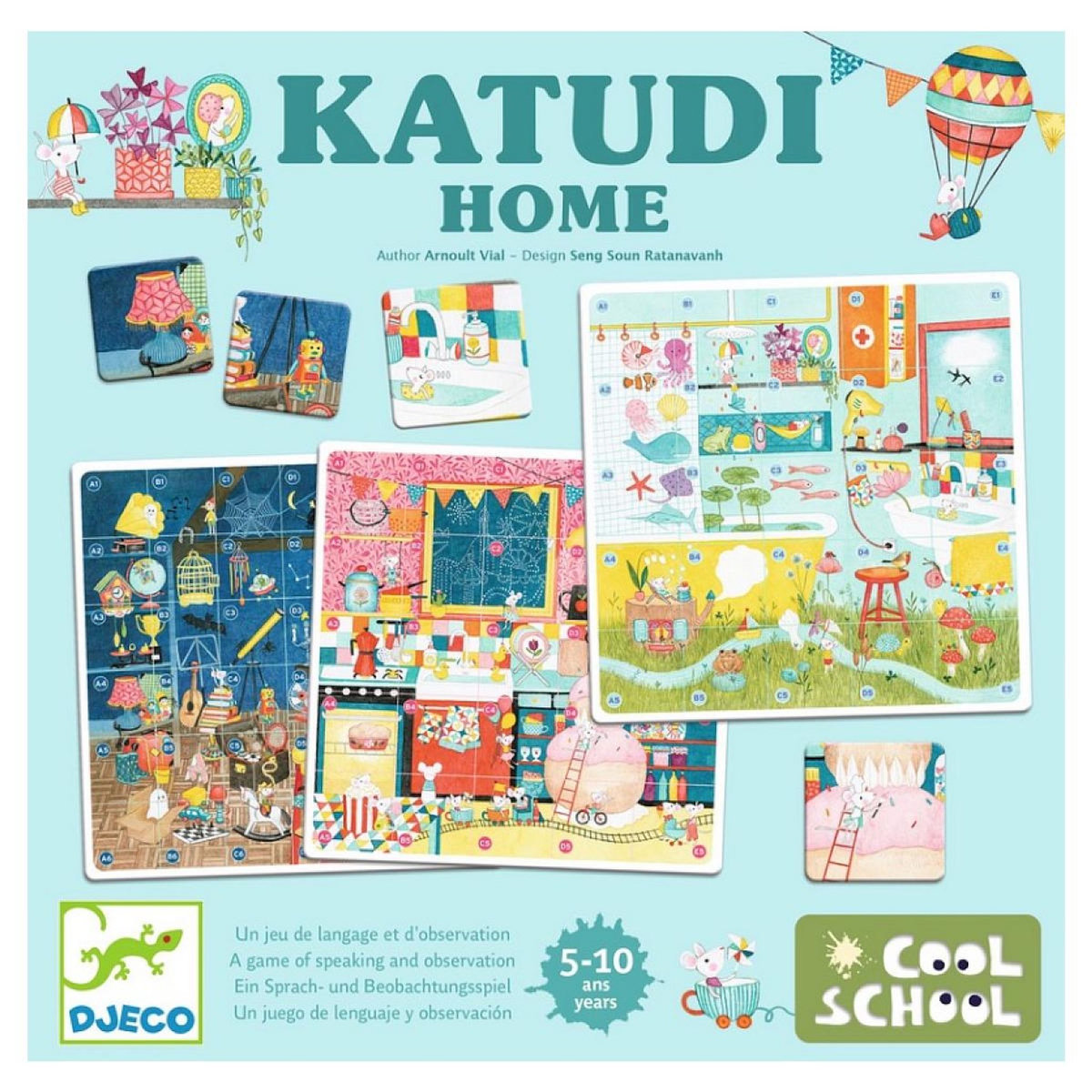 Djeco COOL SCHOOL - Katudi Home - FSC MIX