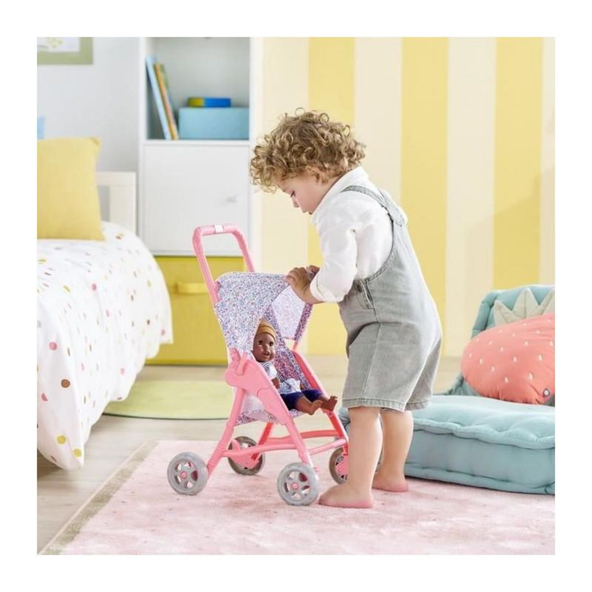 Corolle Poussette Florale pour poupon 30 cm