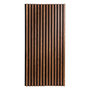 Voir la diapositive 1 : ATMOSPHERA Lot de 4 panneaux décoratifs tasseaux de bois COLVA - Marron foncé