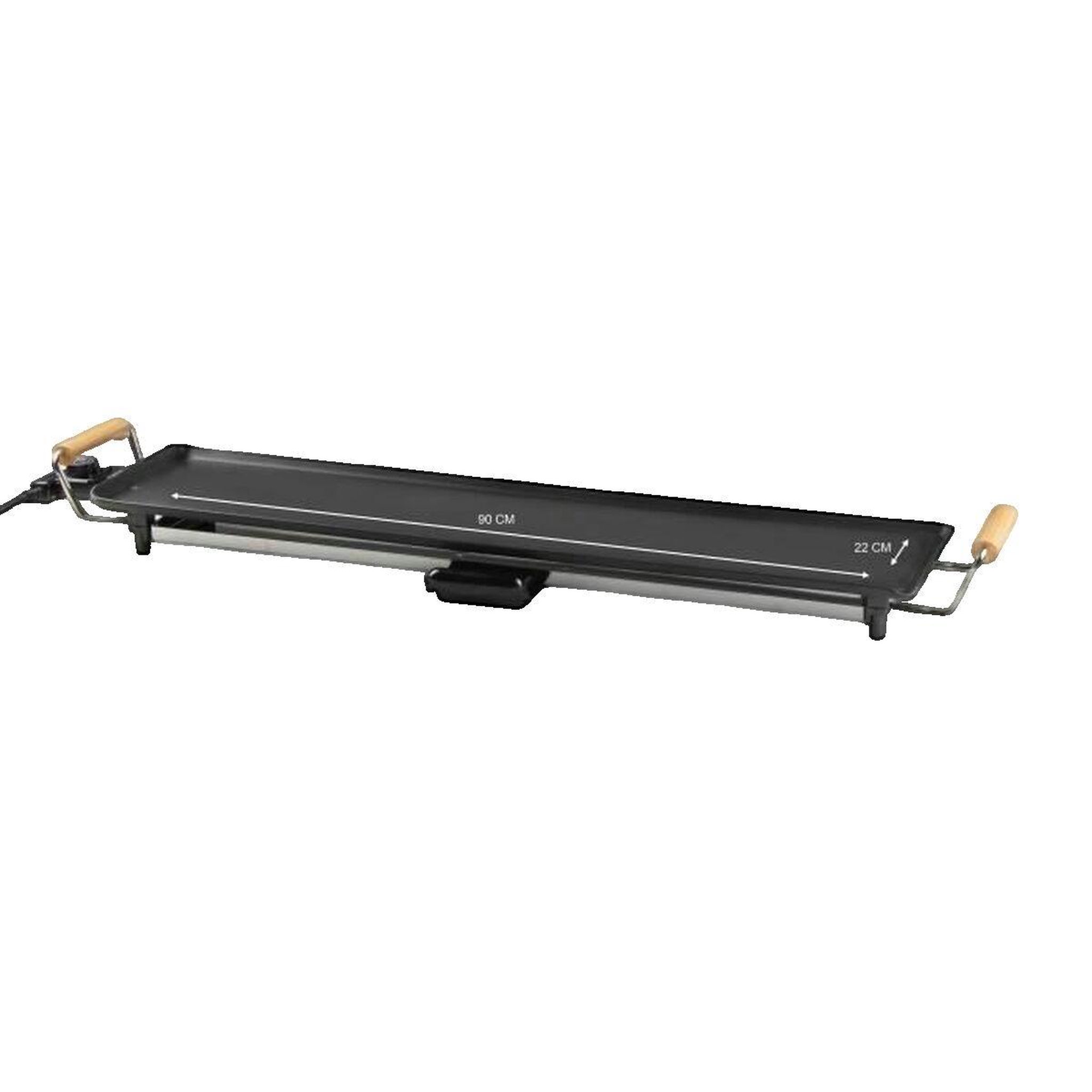 Voir la diapositive 2 : Domo Plancha électrique Domo grande plaque anti-adhésive 90 cm