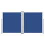 Voir la diapositive 4 : VIDAXL Auvent lateral retractable Bleu 120 x 600 cm