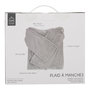 Voir la diapositive 5 : Paris Prix Plaid Déco  A Manches  140x180cm Gris Clair