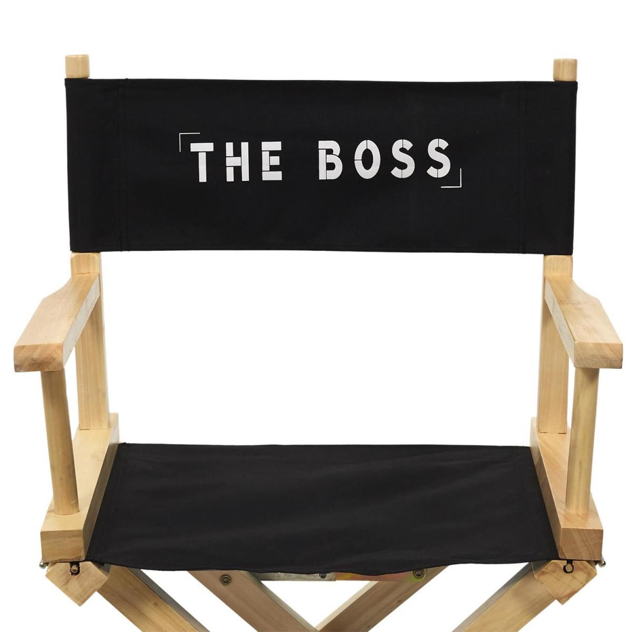 Voir la diapositive 6 : The Home Deco Factory Chaise de Bureau  The Boss  83cm Noir & Naturel