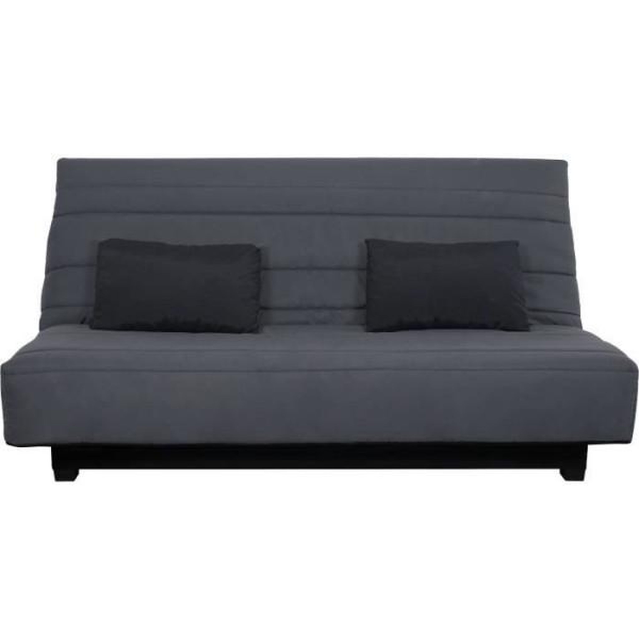 Voir la diapositive 1 : DUNLOPILLO DUNLOPILLO Banquette clic clac 2 places - Gris - ReVEUR