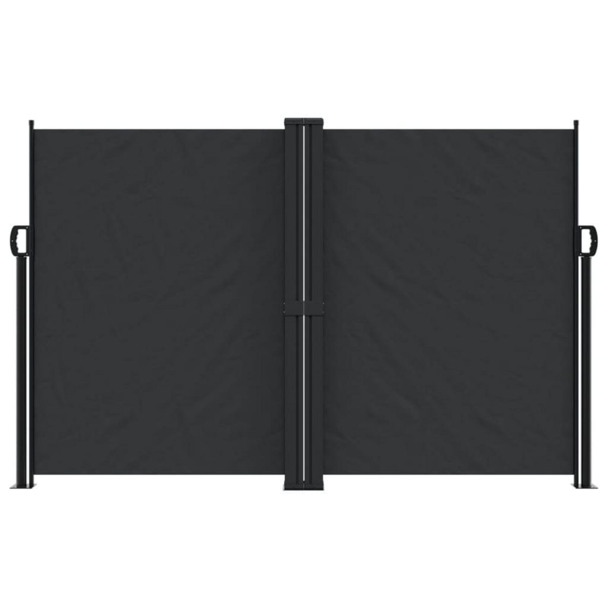 VIDAXL Auvent lateral retractable noir 160x1200 cm