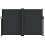 Voir la diapositive 3 : VIDAXL Auvent lateral retractable noir 160x1200 cm