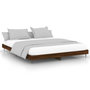 Voir la diapositive 1 : VIDAXL Cadre de lit sans matelas chene marron 200x200 cm
