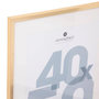 Voir la diapositive 2 : ATMOSPHERA Cadre Photo en Verre  Manu  40x50cm Or