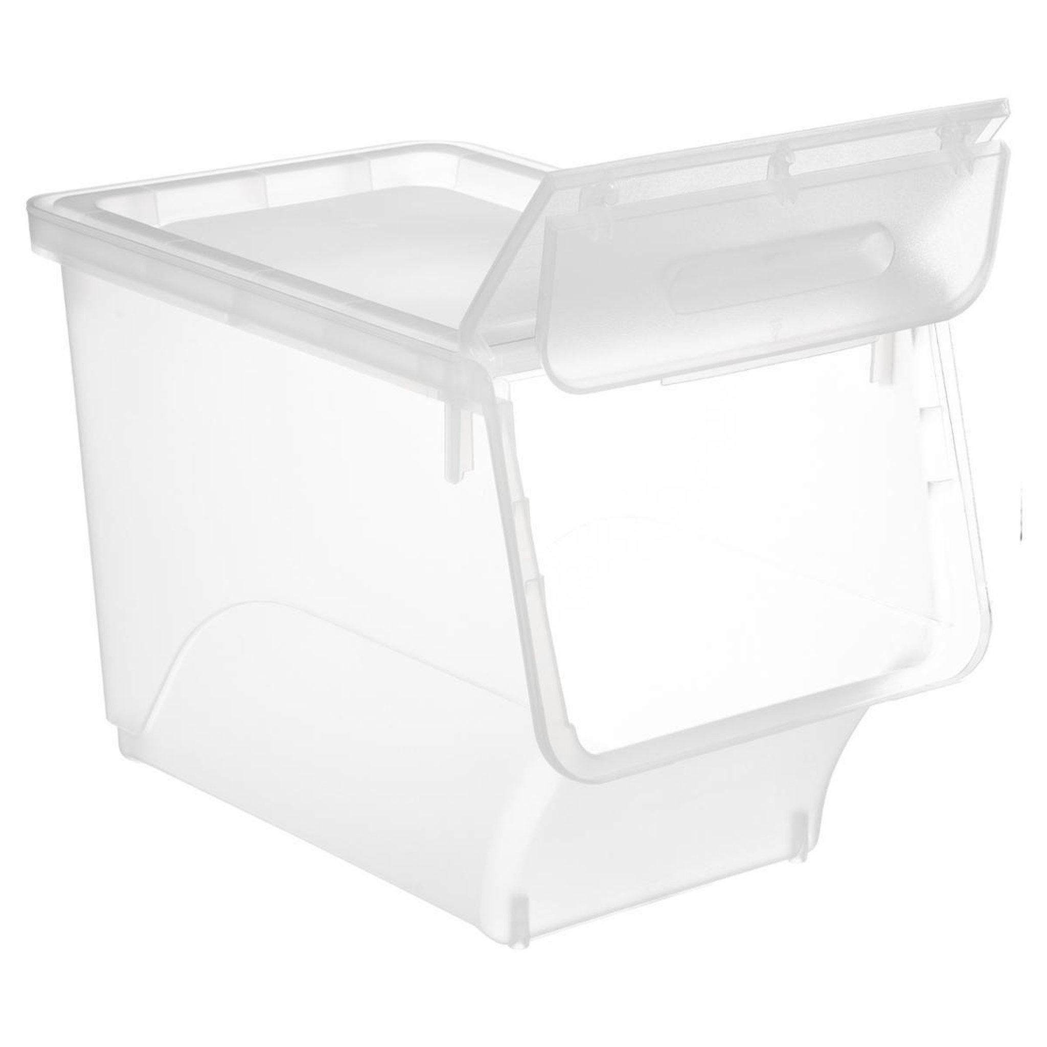 Voir la diapositive 3 : FIVE Boîte de rangement  cara  24l transparent