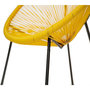 Voir la diapositive 4 : Habitat et Jardin Lot de 2 fauteuils de jardin  Ania  - Jaune
