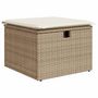Voir la diapositive 4 : VIDAXL Salon de jardin avec coussins 2 pcs beige resine tressee acacia