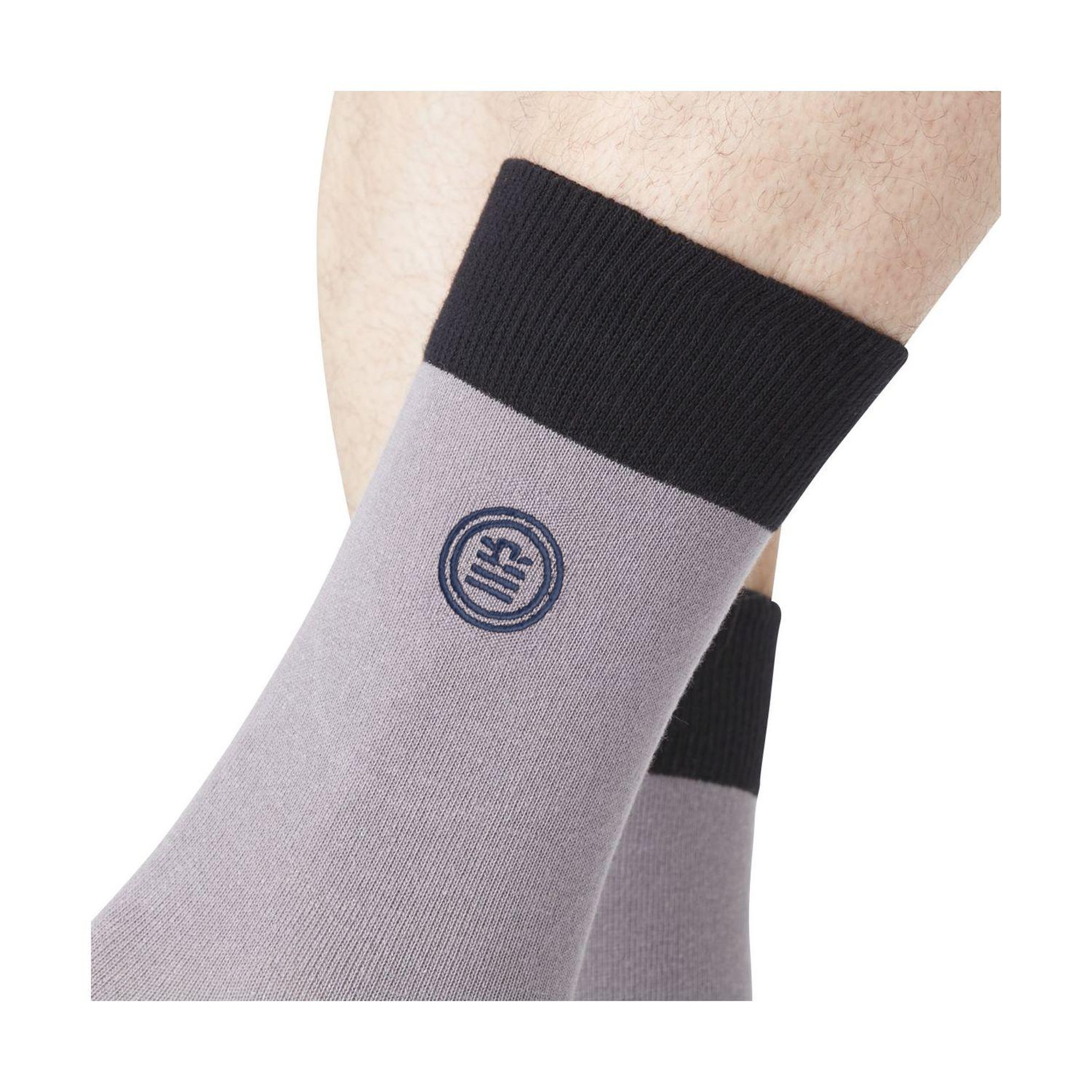 Voir la diapositive 3 : SERGE BLANCO Lot de 6 paires de chaussettes de ville coton homme