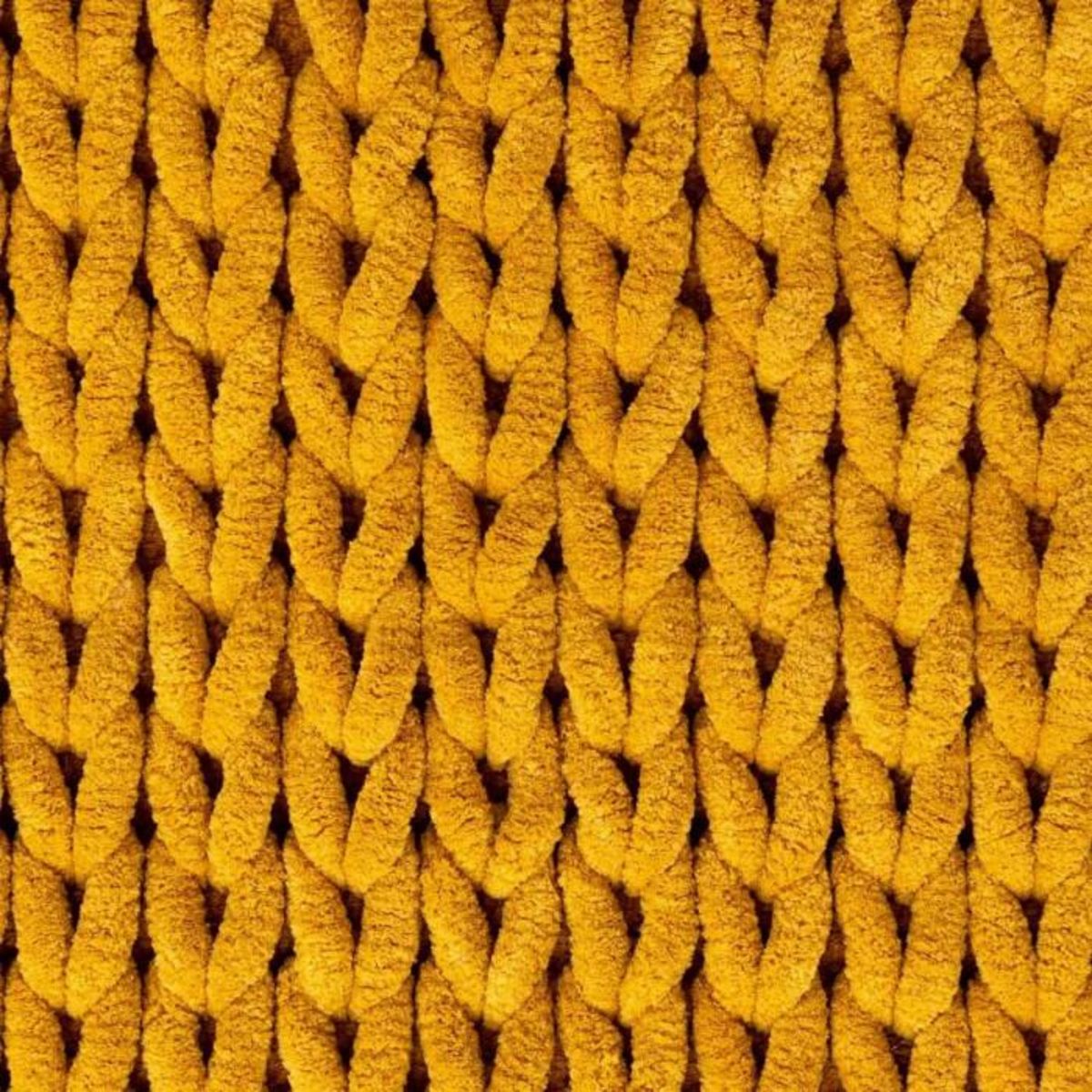 FIVE Tapis Salle de Bain  Tissé Épais  50x75cm Moutarde