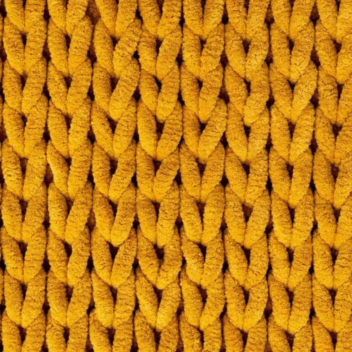 FIVE Tapis Salle de Bain  Tissé Épais  50x75cm Moutarde