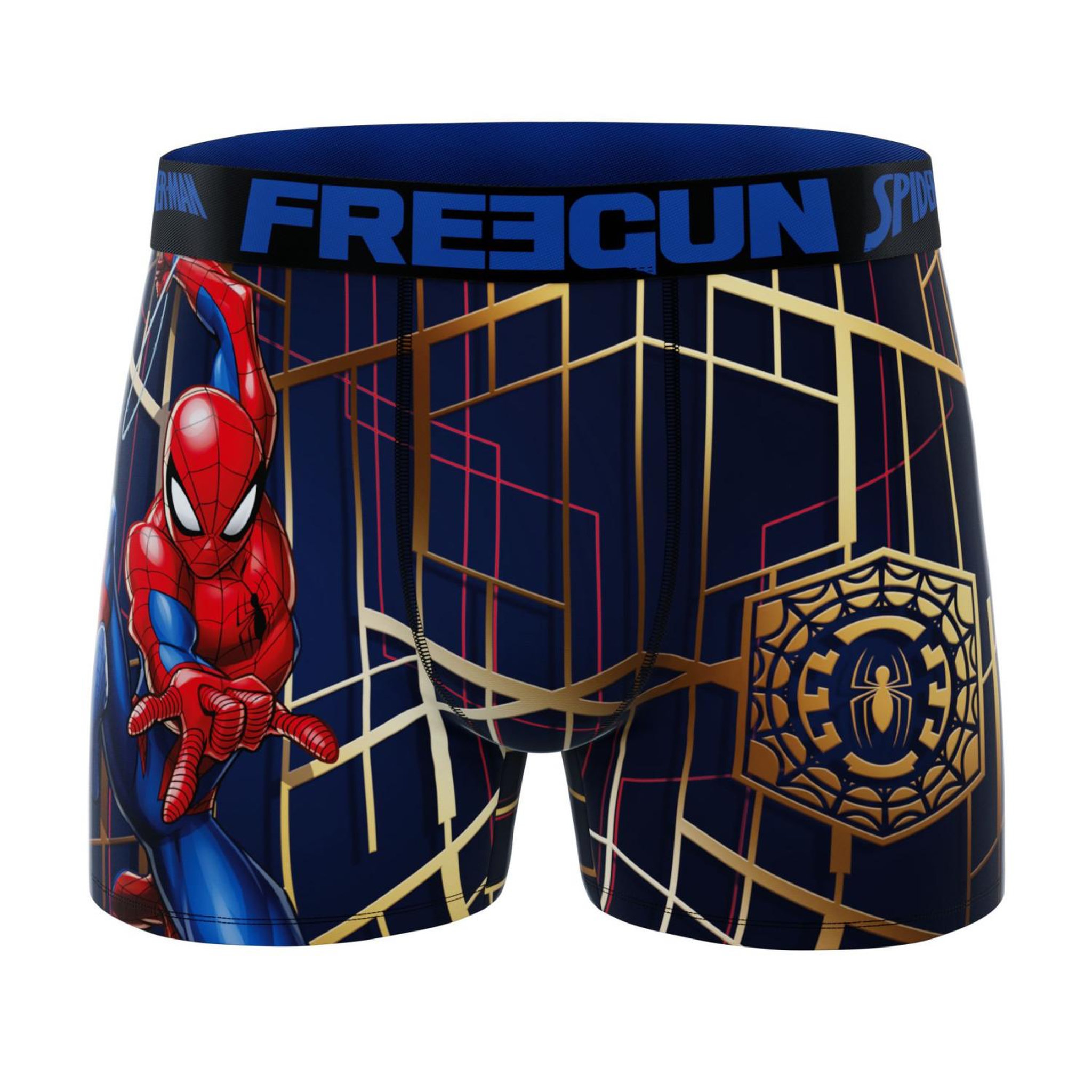 Voir la diapositive 3 : FREEGUN Lot de 3 boxers enfant Ultimate Spiderman