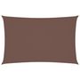 Voir la diapositive 2 : VIDAXL Voile de parasol tissu oxford rectangulaire 2x5 m marron