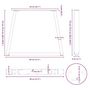 Voir la diapositive 6 : VIDAXL Pieds de table a manger forme de V 2 pcs 80x(72-73,3) cm acier