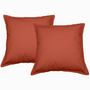 Voir la diapositive 2 : Sensei Maison Lot de 2 taies d'oreiller en percale lavée HOME WASHED