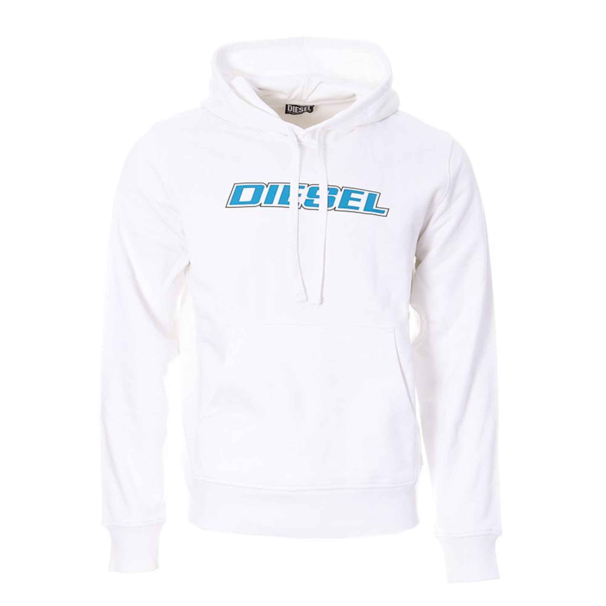 Voir la diapositive 1 : DIESEL Sweat Blanc/Turquoise Homme Diesel Hood