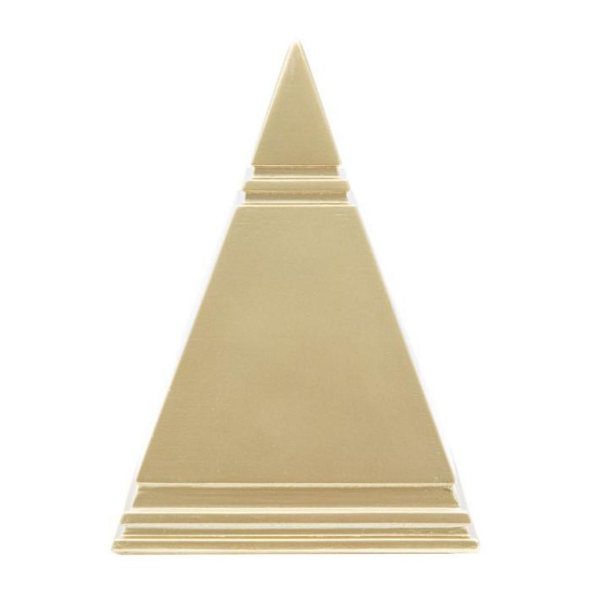 Paris Prix Pyramide Déco en Résine  Ellios  15cm Or