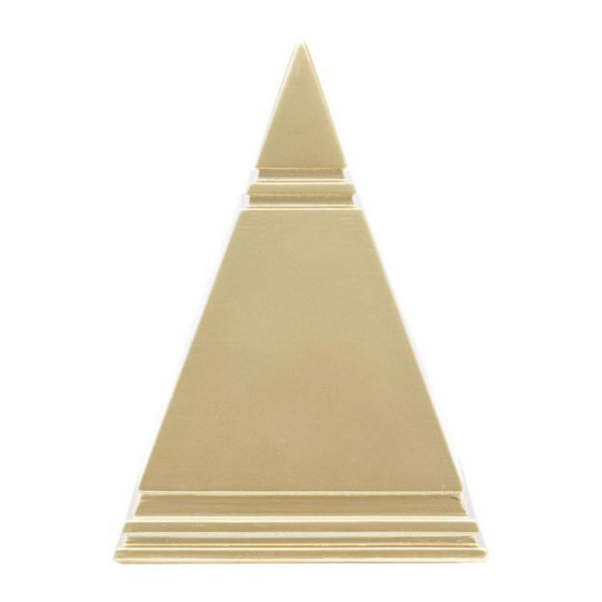 Paris Prix Pyramide Déco en Résine  Ellios  15cm Or