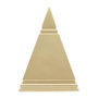 Voir la diapositive 4 : Paris Prix Pyramide Déco en Résine  Ellios  15cm Or