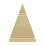 Voir la diapositive 4 : Paris Prix Pyramide Déco en Résine  Ellios  15cm Or