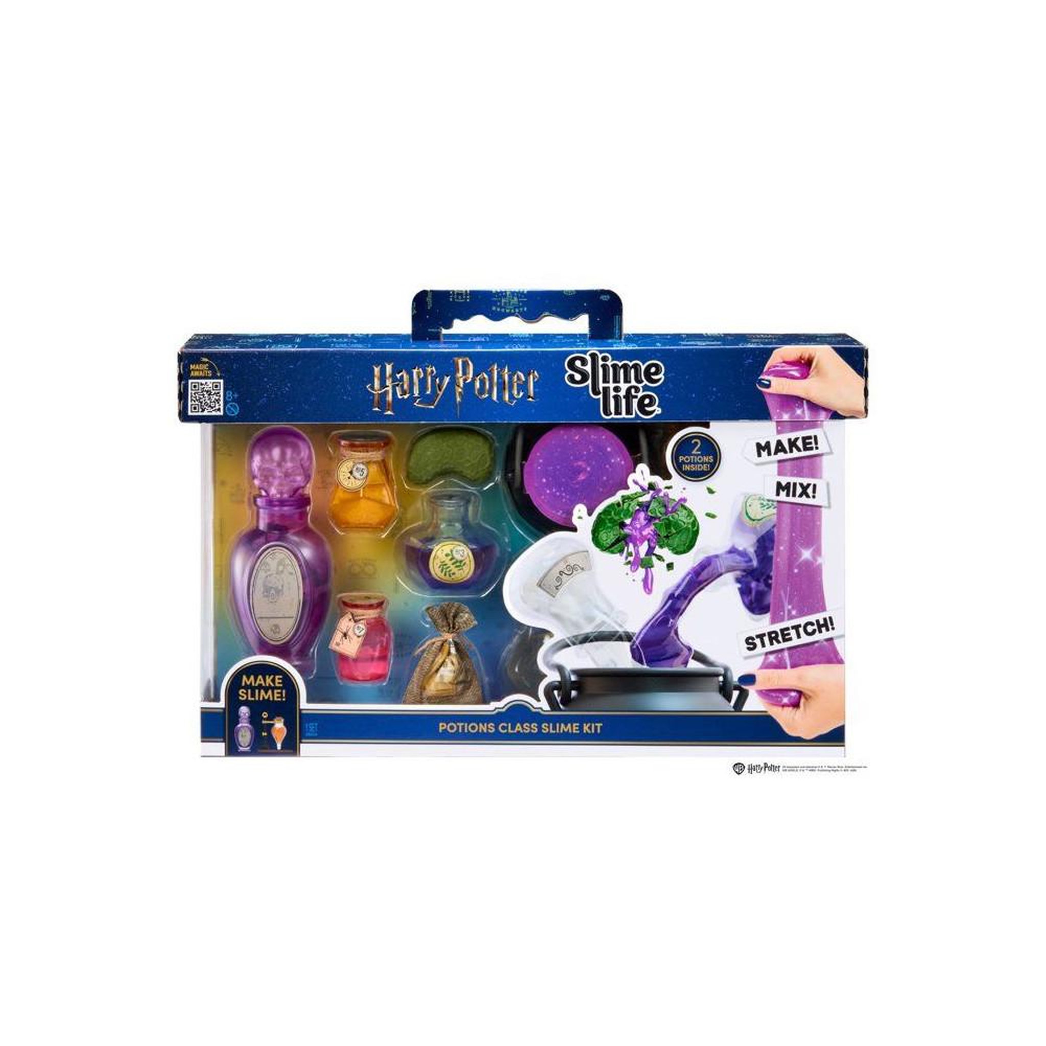 Slime Kit Harry Potter Salle des potions avec chaudron et 2 recettes de potions, dès 8 ans