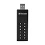Voir la diapositive 2 : Verbatim Clé USB Verbatim Keypad Secure 64 Go avec clavier intégré et chiffrement AES-256