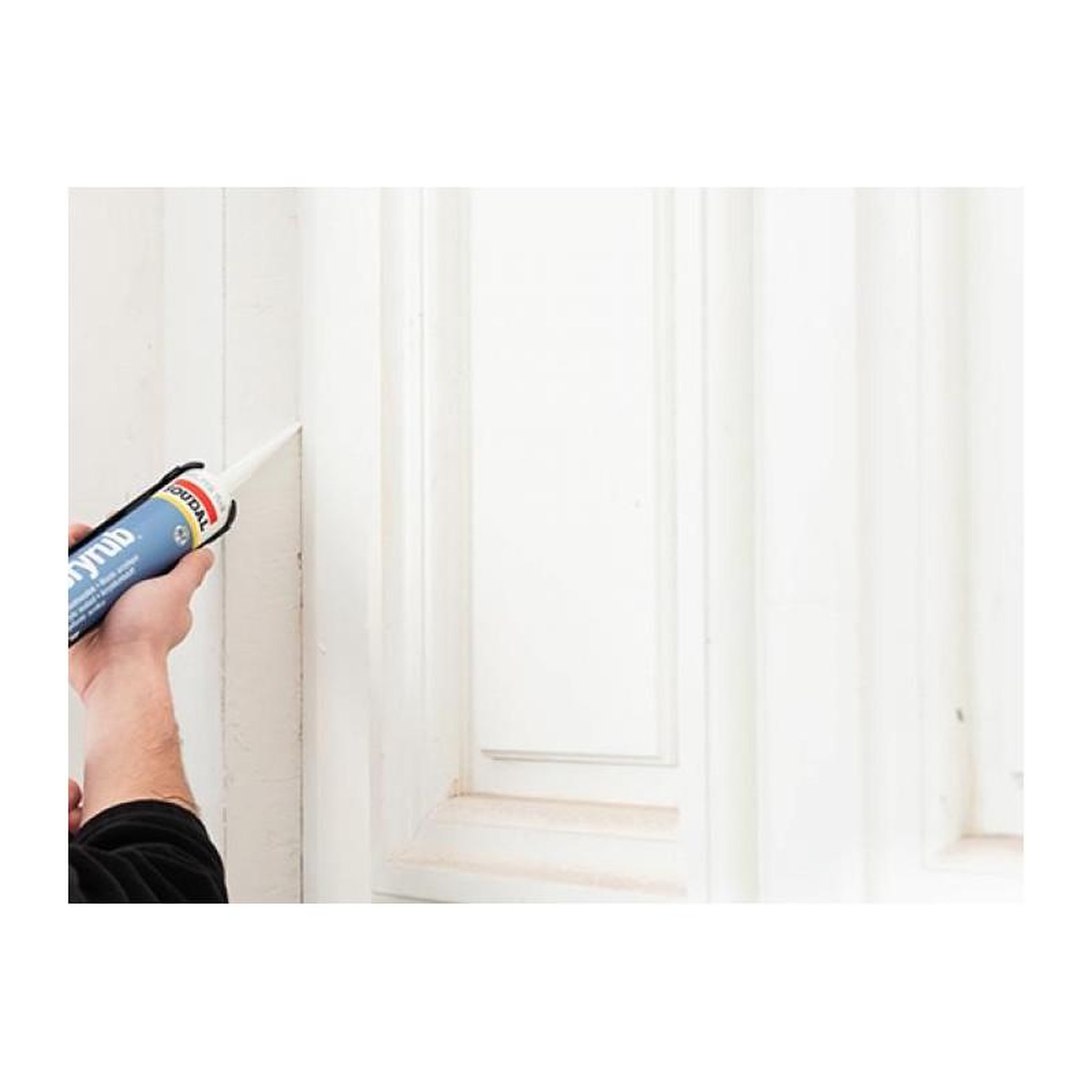 Voir la diapositive 3 : Soudal Mastic acrylique ACRYRUB F4 blanc cartouche 300ml SOUDAL 120659