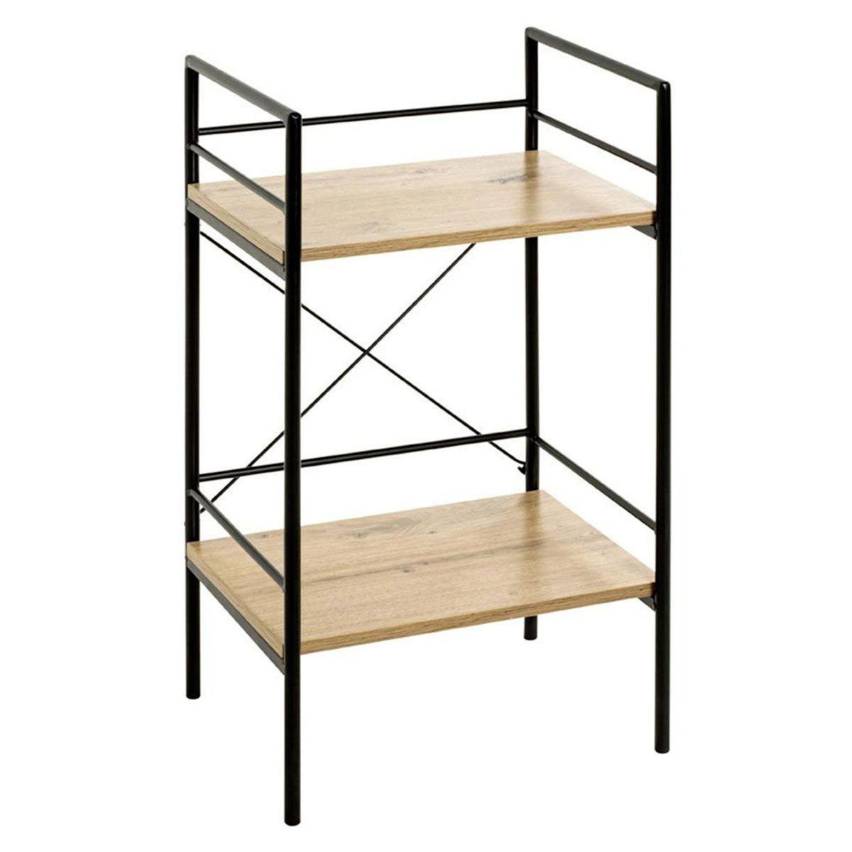 Paris Prix Table d'Appoint 2 Niveaux  Fidelo  62cm Chêne