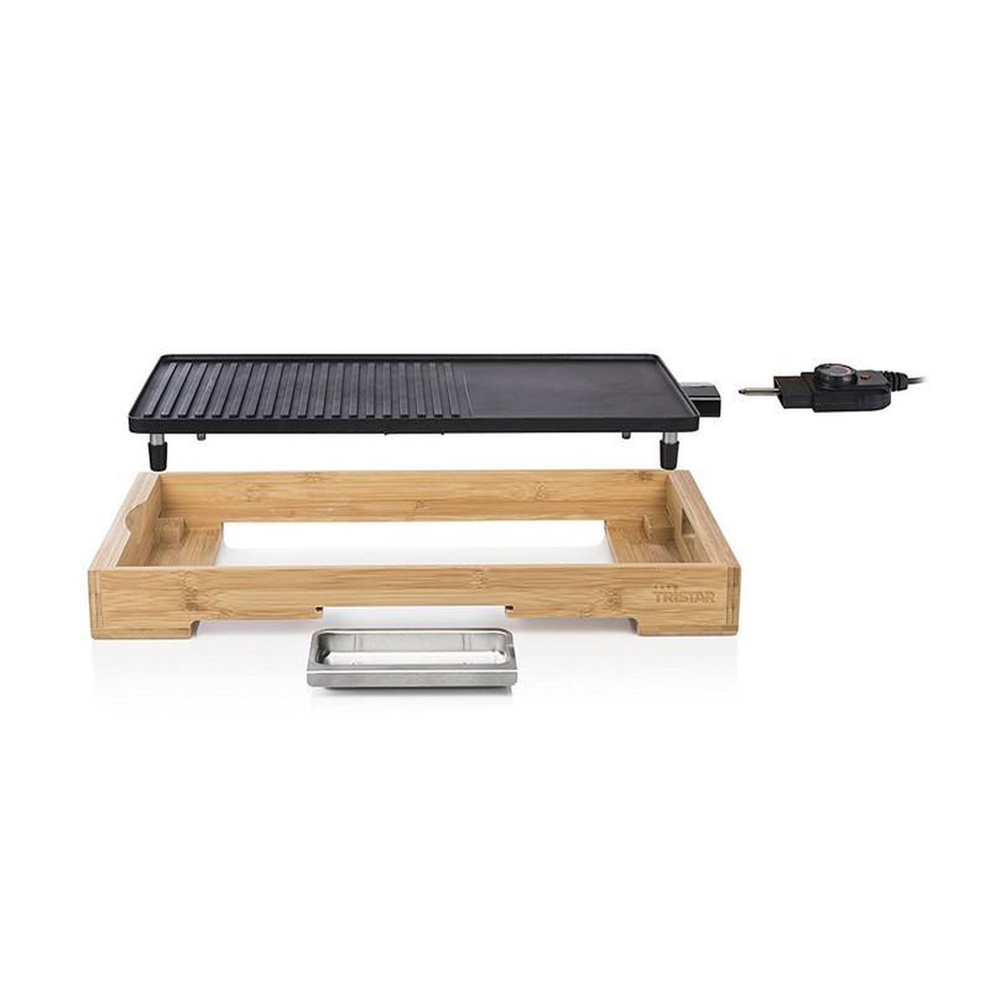 Voir la diapositive 2 : TRISTAR Plancha gril électrique 2200w 51x25,4cm - BP-2641