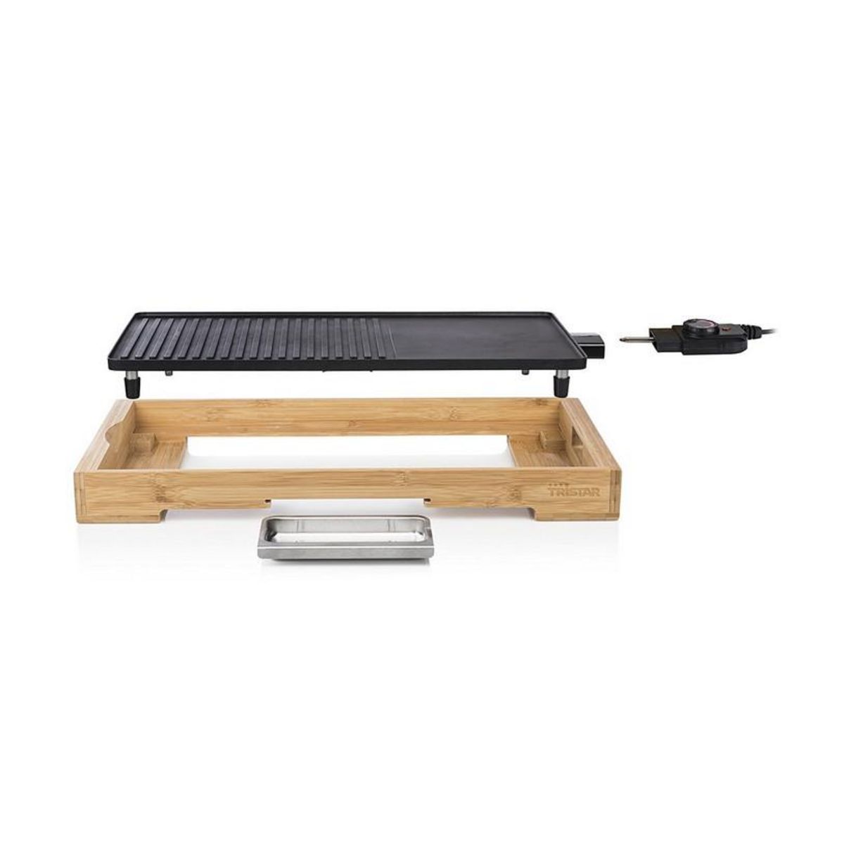 TRISTAR Plancha gril électrique 2200w 51x25,4cm - bp-2641