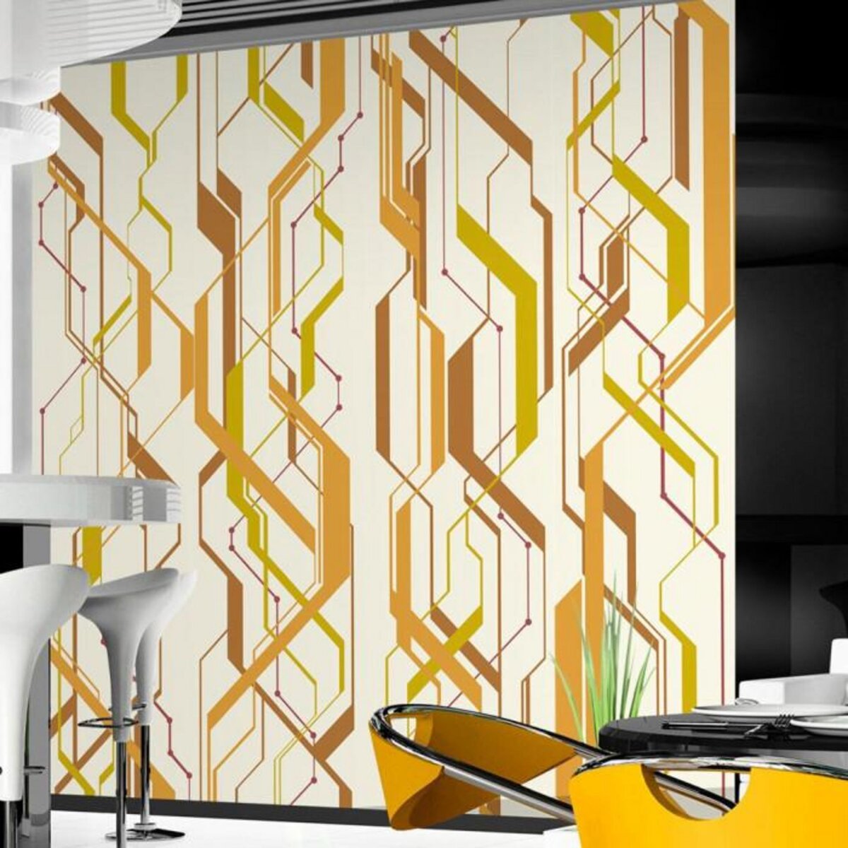 Paris Prix Papier Peint  Metro Lines  50x1000cm