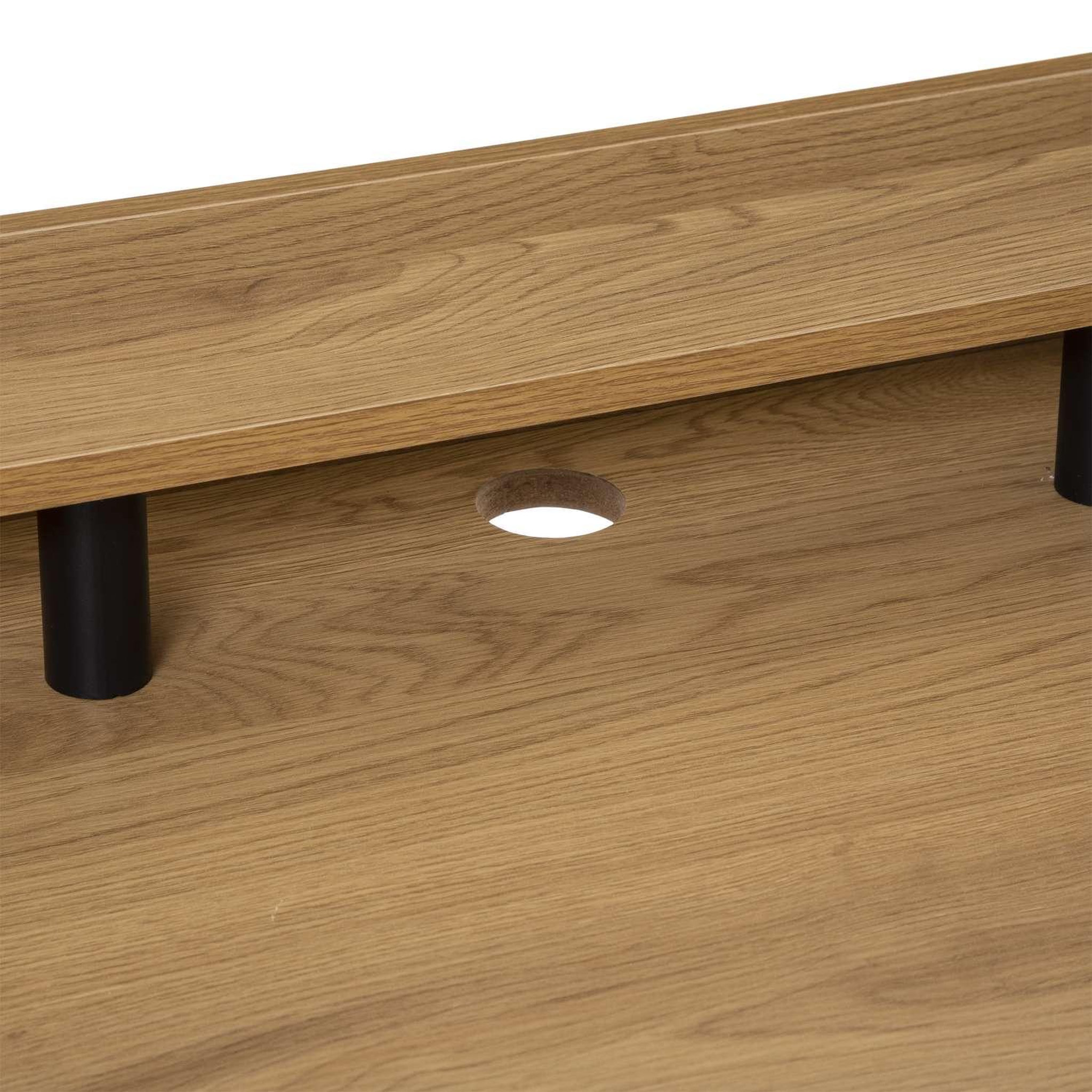Voir la diapositive 5 : ATMOSPHERA Bureau vintage 1 tiroir en bois josan - marron