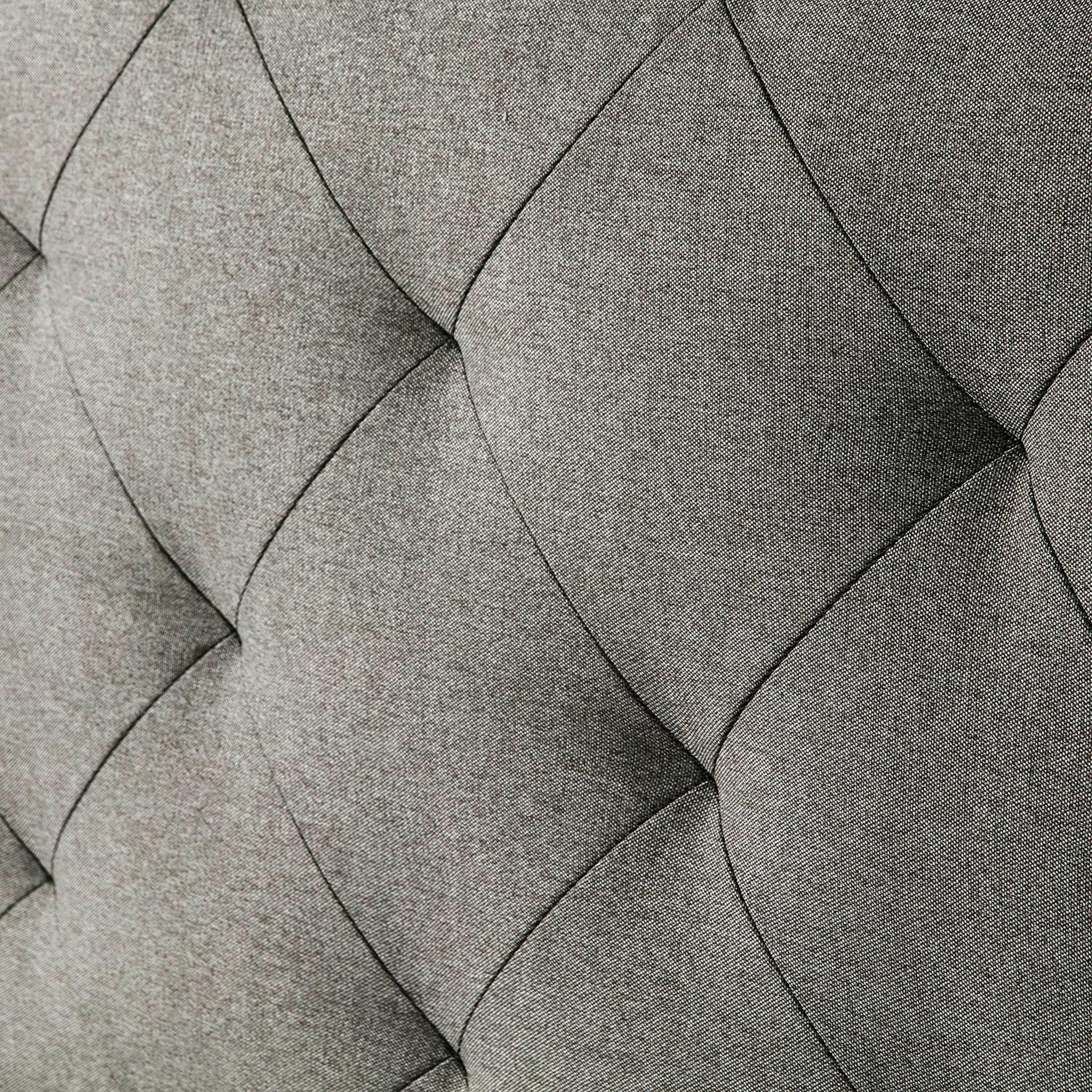 Voir la diapositive 3 : MARCKONFORT Tête de lit Milano 140x60 cm, Losanges en Tissu Gris, 8 cm d'épaisseur